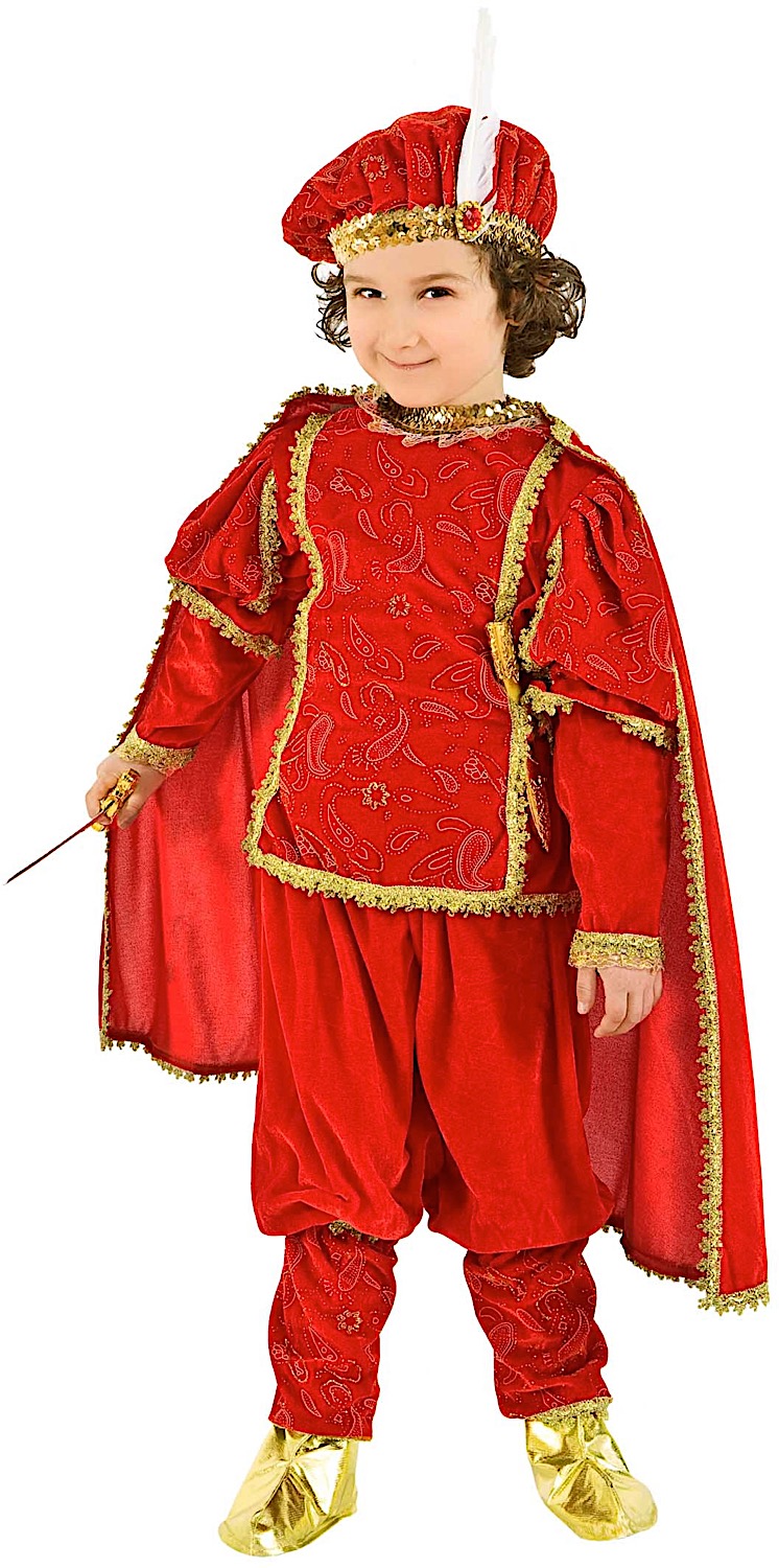 Costume carnevale - CONTE RINALDO BABY IN VELLUTO